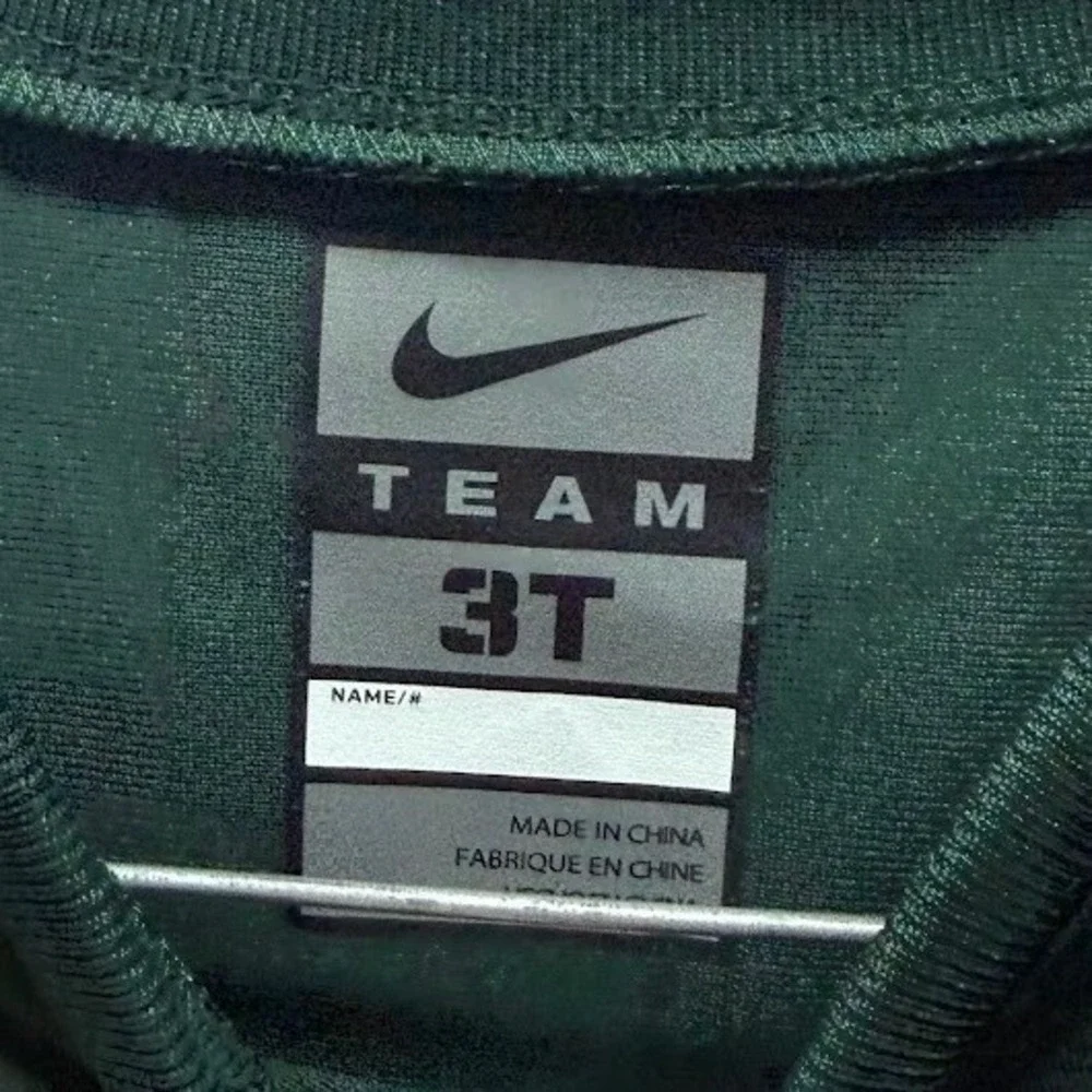 Nike Michigan State Spartans Football Jersey 18 Green Kids 3T